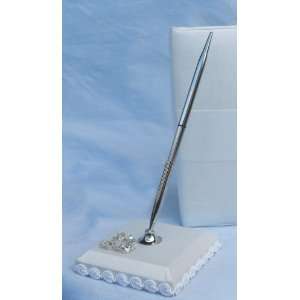  Royal Jewel Wedding Guest Pen and Stand Set Everything 