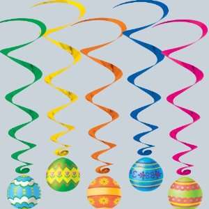  Lets Party By Beistle Company Easter Egg Whirls Assorted 