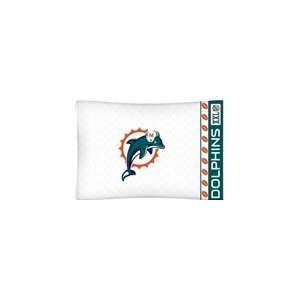  Miami Dolphins Standard Pillow Case: Home & Kitchen