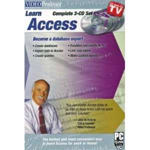 Video Professor Learn Access for 2003 2002 2000 Video Professor 