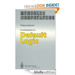   to Default Logic: Philippe Besnard:  Kindle Store