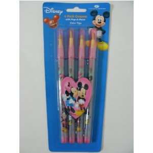   Disney Mickey Minnie 2 pack Crayons with Pop A Point Color Tips Baby