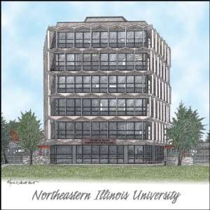  Northeastern Illinois University Absorbent Coasters 