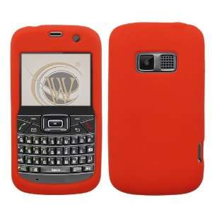    Silicone Skin Cover for Kyocera Brio S3015, Red Electronics