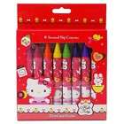 Hello Kitty 8 Scented Big Crayon/Color Pencils TeaTime