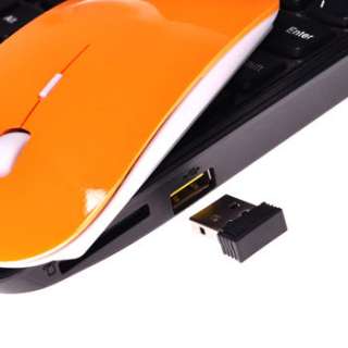 GHz Wireless Optical Mouse Mice Orange  