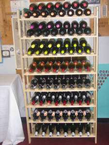 Inventory SALE 120 bottle wood wine rack buy 2@$92 each  