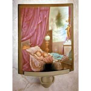   Dreaming of Christmas Colored Lithophane Night Light