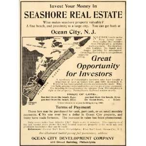   Real Estate Ocean City Development   Original Print Ad
