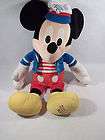 2009 Disney Mickey Mouse 20 Macys holiday sailor plush toy doll 