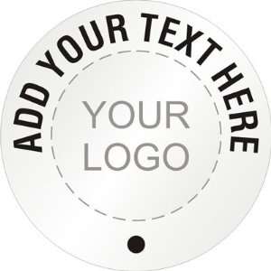  One line of circular text, Center Logo Vinyl (3M 