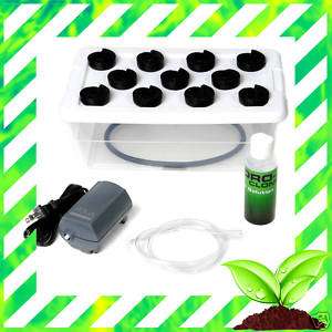 11 plant CLONING SYSTEM Hydroponic cloner KIT grower  