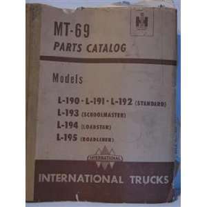 com international harvester MT 69 parts catalog international trucks 
