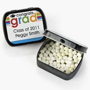 Personalized Congrats Grad Mint Tins   Candy & Mints  