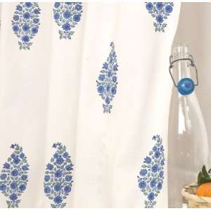  Designer Country Blue Fabric Shower Curtain: Home 
