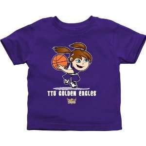 NCAA Tennessee Tech Golden Eagles Toddler Girls Basketball T Shirt 