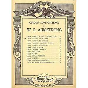  Armstrong Evening Meditation (For Organ Solo, with Pipe Organ 