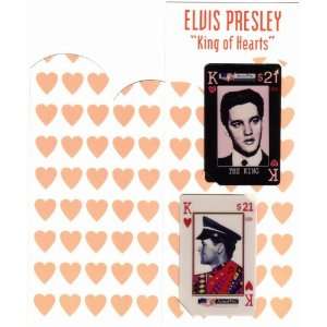   Phone Card: $21. Elvis Presley King of Hearts (With USA) 2 Card Set