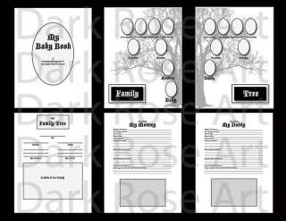 10 pk Baby Memory Book ScrapBook Boy Girl Refill Pages  