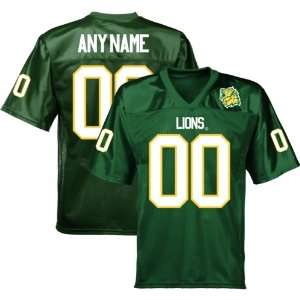   State Lions Personalized Fashion Football Jersey   Forest Green