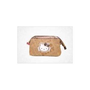  Hello Kitty Brown Cosmetic Pouch 