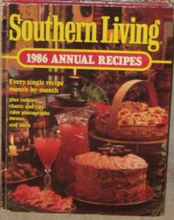 SOUTHERN LIVING 1986 Annual Recipes COOKBOOK Cook Book 9780848706869 