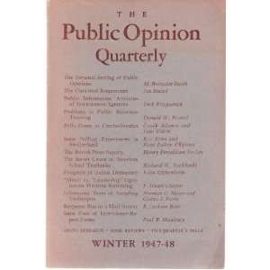  The Public Opinion Quarterly (Winter 1947 48, II) W 