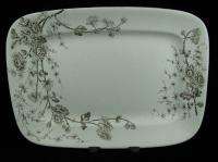 Antique WH Grindley Spring Brown Large Platter 1800s  