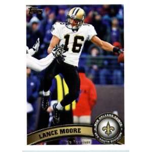  2011 Topps #324 Lance Moore   New Orleans Saints (Football 