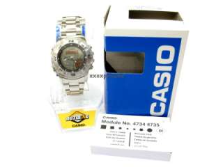 Casio Watch White Moon Phaes Hunting AMW 704D 7 7A 7AV  