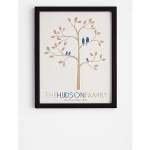  family tree framed art   black frame: Home & Kitchen