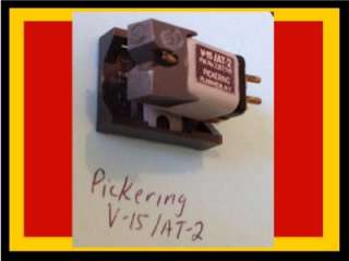 Genuine Pickering V 15/AT 2 Phonograph Cartridge Needle Stylus Works 
