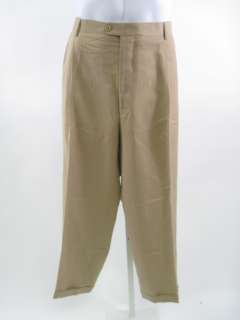 BARONI Mens Beige Wool Dress Slacks Pants Size 42  