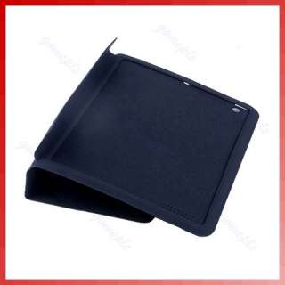   Magnetic PU Leather Smart Cover with Back Case Stand For Ipad 2 Black