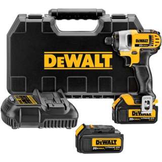 DeWALT DCF885L2 20V MAX Li Ion1/4 Inch Impact Driver Kit  