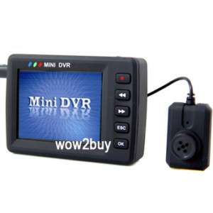 Mini DVR Spy Recording System Button Color Camera MIC  