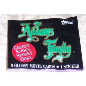 THE ADDAMS FAMILY MOVIE TRADING CARDS SEALED PACK 1991 