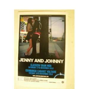  Jenny And Johnny Poster Handbill Band Shot: Everything 