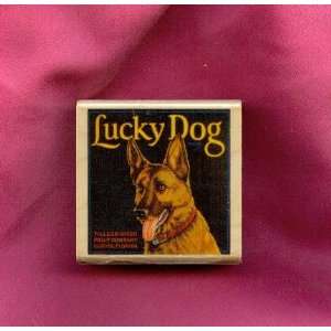 Lucky Dog Rubber Stamp: Arts, Crafts & Sewing