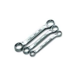  3 Piece Short SAE Raised Panel Box End Wrench Set: Home 