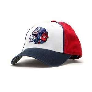  Atlanta Braves Retro Logo Pastime Cap   Navy/Scarlet/White 