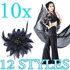 10 x women belly dance tribal party wedding feather hair