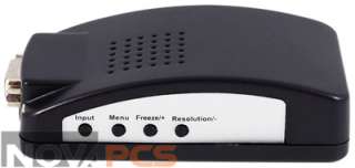 CCTV Camera BNC S Video VGA PC to VGA Converter Adapter  