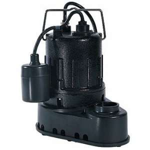 Little Giant 577103 Black 1/2 HP 73 GPM Sump Pump With Integral Float 