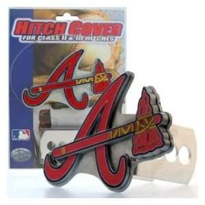  Atlanta Braves Trailer Hitch Cover   Logo Sports 