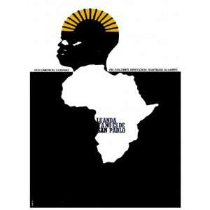 x24 Movie POSTER.Luanda ya no es San Pablo.Cuban film.African.Africa 
