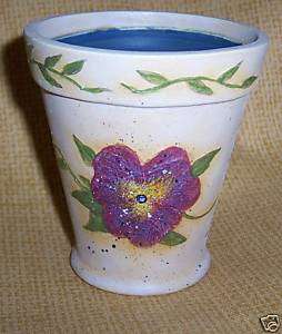 Pansy Vine Small Flower Pot Bobs Pottery LANG  