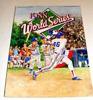 1988 MLB World Series Programs LA Dodgers v Oakland As  