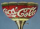 retired stained glass tiffany coca cola floor lamp returns accepted