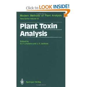  Plant Toxin Analysis (Molecular Methods of Plant Analysis 